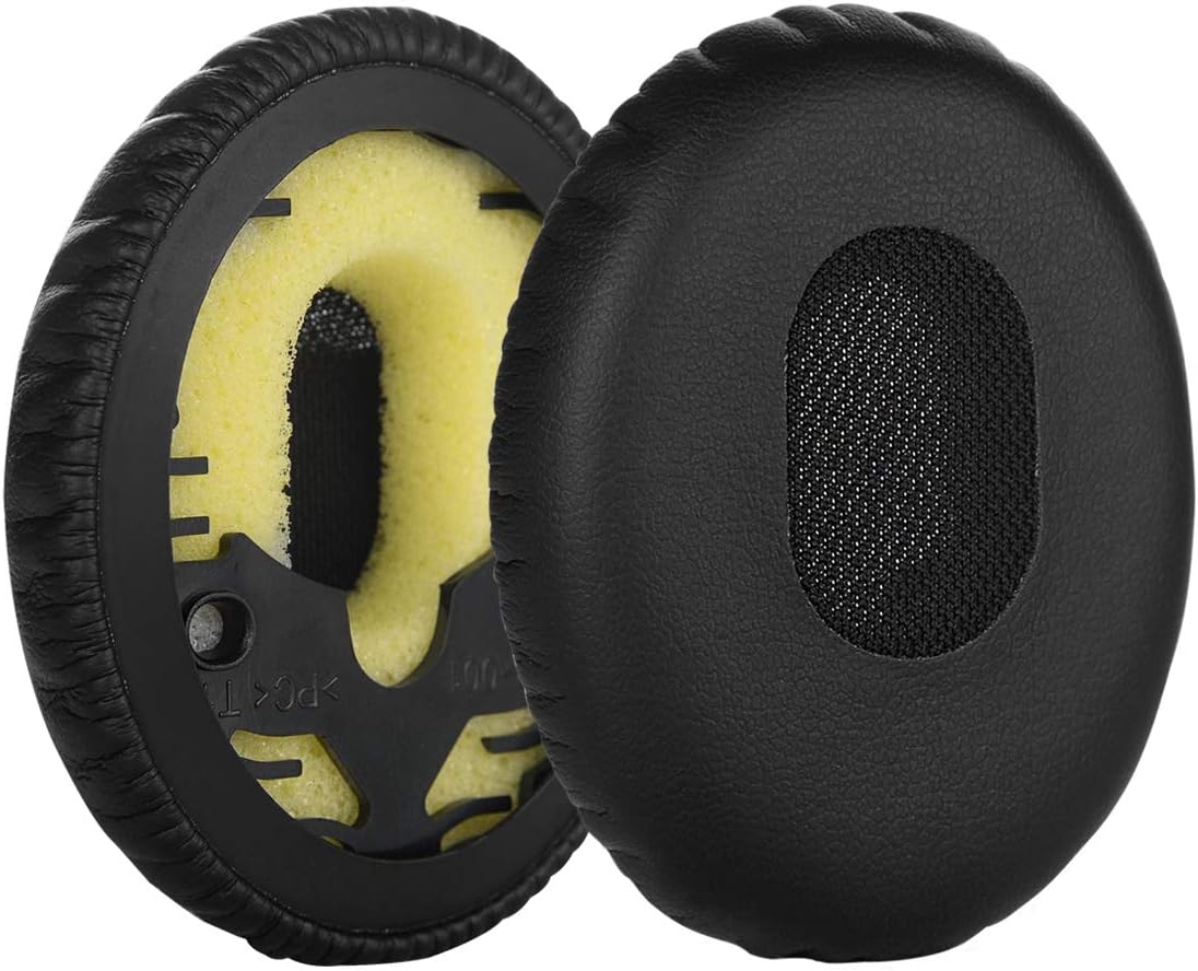 Geekria Replacement Ear Pads Compatible with Bose QC3 ON-EAR, QuietComfort 3 Headphones, Ear Cushions (Black) - Image 3