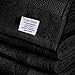 Utopia Towels Eight Piece Towel Set in Black