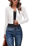 Newshows White Cardigan for Women Lightweight 2025