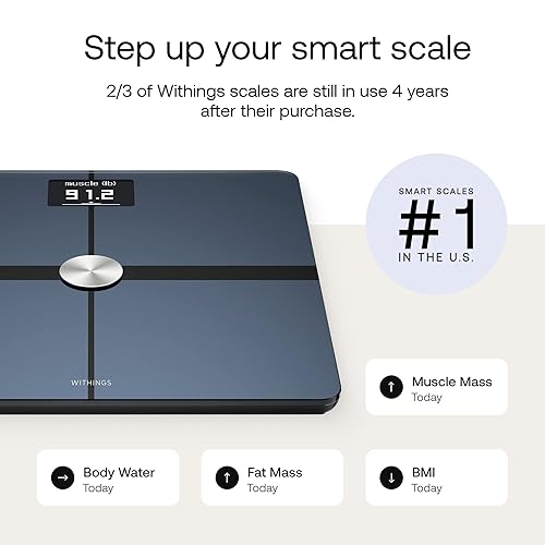 WITHINGS Body Smart Accurate Scale for Body Weight and Fat