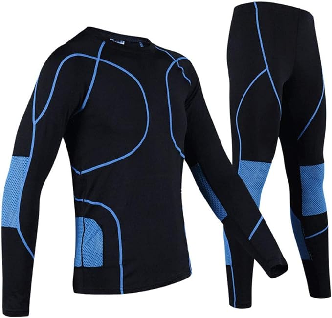 Warm pants PING Thermal Underwear Suits For Men and Women Large Mesh Breathable Quick-drying 