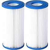 DAYEAR Pool Filter Cartridge for Type A or C,2 Pack Compatible with 29000E/59900E Aboveground Pools,Type A/C Reusable Swimming Filter for 1000/1500/530 GPH Filter Pump