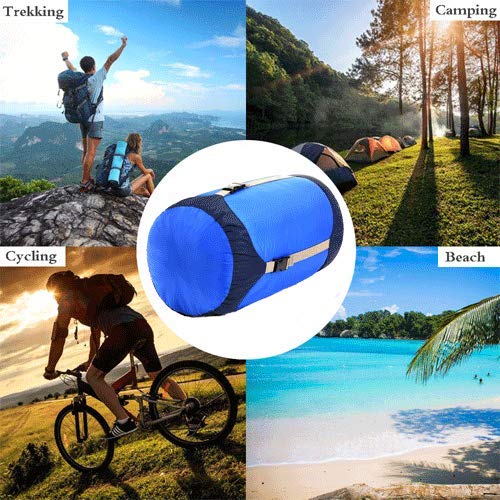 HOOMBOOM Nylon Compression Stuff Sack, 15L/25L/35L/45L Lightweight Sleeping Bag Compression Sack Great for Backpacking, Hiking and Camping