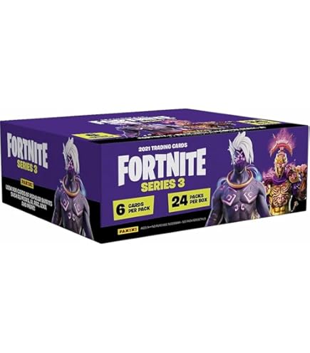 Amazon.com: Panini Fortnite Series 2 Trading Card Box 24 Packs 6 Cards Per  Pack : Toys & Games