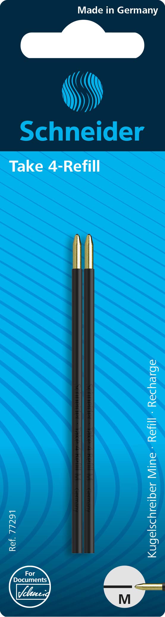 Schneider Take 4 Ballpoint Refills 2 Items Black