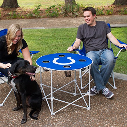 Florida Gators Collapsible Round Table with 4 Cup Holders and Carry Bag