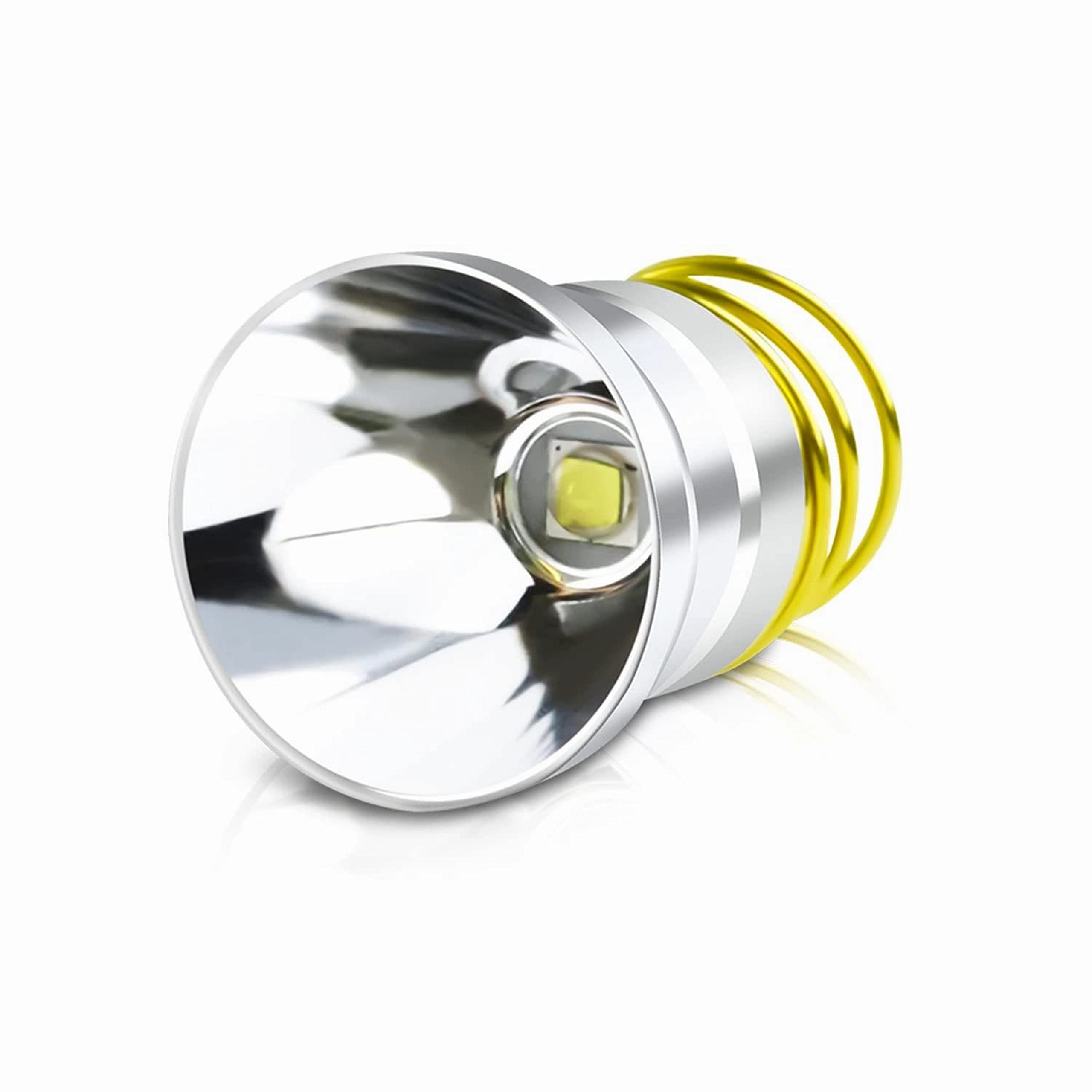 Ultra Bright XM-L2 LED Bulb 1 Mode 1200Lumens Bright Drop-in P60 Design Module Flashlight Repair Parts Torch Replacement Bulb for Surefire Hugsby C2 G2 Z2 6P 9P G3 S3 D2 Ultrafire 501B 502B