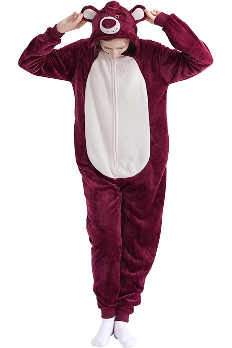 Animal Onesie Adult LorranTree Adult Onesie Snowy Owl Costume