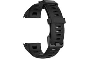 FOUNDEAST Intended for Garmin Instinct 2/Instinct /Instinct Tactical/Esports/Solar/Tide Bands, Replacement Silicone Water Resistant Fitness Watch Wrist Band Strap for Instinct Smartwatch with Adapter Tools (Black)
