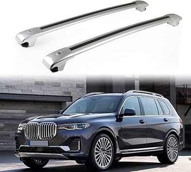 Chebay Cross Bars Crossbars Fits For Bmw X7 2018 2019 Baggage Luggage Roof Rack Rail Cargo Bars Amazon Co Uk Car Motorbike