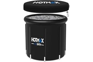 HOTMAX Ice Bath Tub for Athletes, 99 Gal 8-Leg Cold Plunge Tub for Recovery, Portable Ice Plunge Bathtub for Adult, Ice Tub Outdoor for Cold Water Therapy