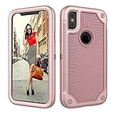 iPhone X Case,Dake 3-Layer Defender Heavy Duty Shockproof Full-body Protective Case for Apple iPhone X 2017 Release Rose Gold