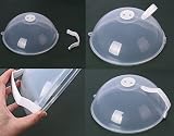 Cymax Microwave Cover with Handle Anti Splatter Steam Vents view 3