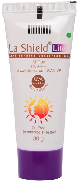 Glenmark La Shield Lite Anti-Tanning White Sunscreen Gel (30 g)