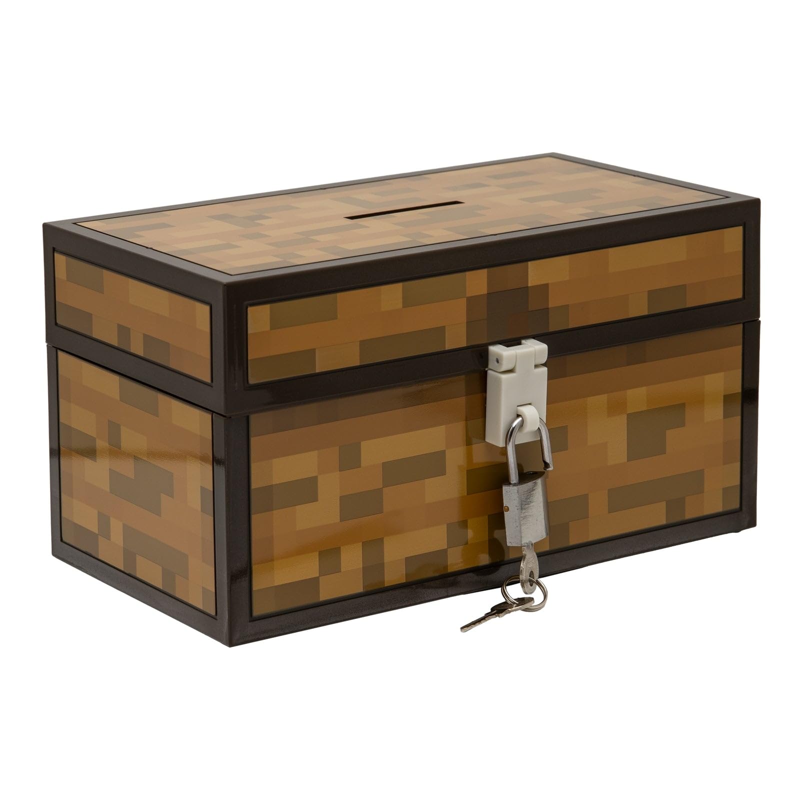 Minecraft Officially Licensed Chest Money Box, Gaming Room Decor and Merchandise for Boys and Girls, Piggybank Gift Accessory for Playroom and Bedroom - Paladone
