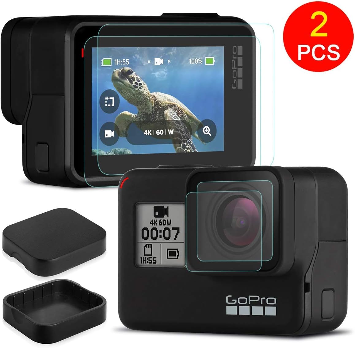 FINENIC Screen Protector for Gopro, Protective Cover Accessories for