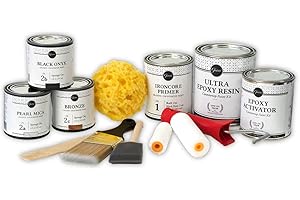 Giani Granite Countertop Paint - Small Project Kit (Bombay Black)