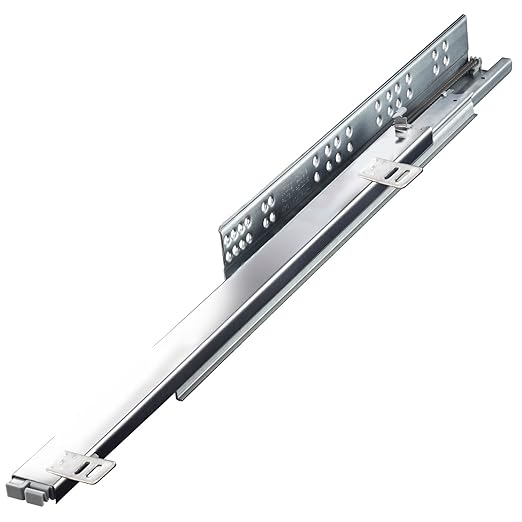 King Slide Telescopic Drawer Channel Slide Silent Soft Closing for