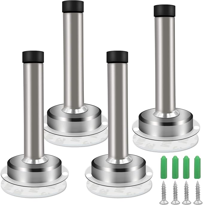 Sourcing Map Lot De 2 Supports De Tuyau, Support Mural En Acier Inoxydable, Hauteur Réglable De 100 à 200 Mm Pour Tuyau OD De 15 à 19 Mm