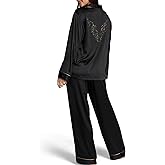 Victoria's Secret Satin Pajama Set, Long Sleeve Button Down Shirt & Pants, Sleepwear for Women (XS-XXL)