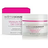WILMA SCHUMANN Moisture Activ Gel Cream, Hyaluronic Acid Face Cream, 1.7 oz | Facial Moisturizer - Hyaluronic Acid - Lightweight Gel Cream - Deep Hydration - Daily Skin Cream