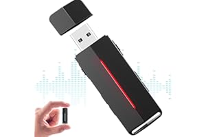 FOZIMOA Digital Voice Recorder, 64GB USB Recording Device with 750 Hrs Recording Capacity,Digital Audio Recorder Perfect Capture Every Word for Lecture Interview Meeting Class etc