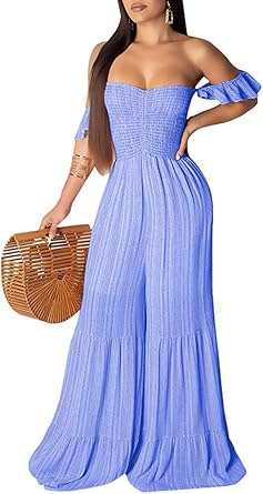 amazon off the shoulder jumpsuit