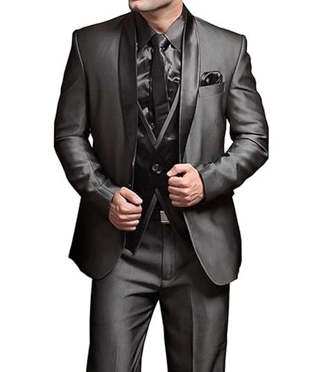 Amazon Co Jp Everydress 結婚式スーツ 3ピーススーツ メンズ