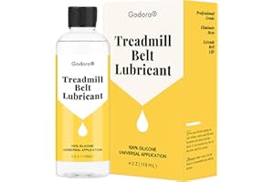 GODORA 100% Silicone Treadmill Lubricant | Treadmill Lube, 4 Ounces Treadmill Oil Belt Lubricant, Easy to Apply Treadmill Belt Lubricant Oil, Easy to Apply & Suitable for Most Treadmill Brands…