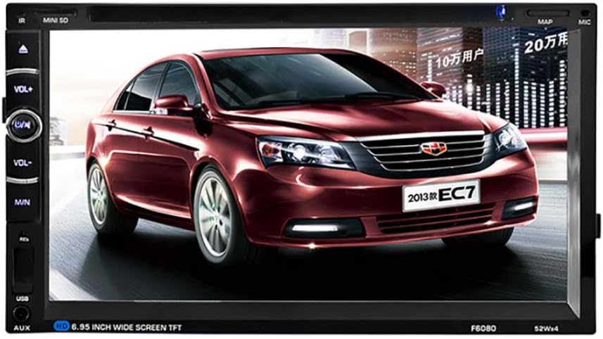 Wwcar F6080 6 95 Inch Double Din Car Dvd Player Amazon Co Uk Electronics