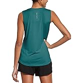 baleaf Workout Tank Tops for Women Sleeveless Running Athletic Loose Fit Yoga Tops Active Shirts Sports Gym Exercise