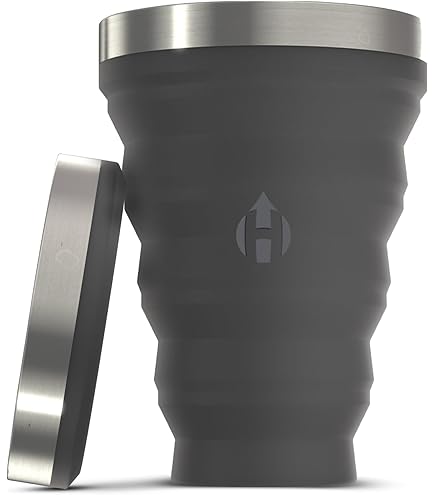 Collapsible Travel Mug: 550ml Silicone Coffee Cup, BPA-Free, Folding, Leakproof, Portable Hiking Mug - Perfect For On-the-Go! From Mugs - Price 20.6