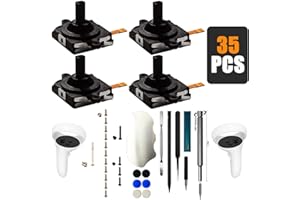 iParto 4 Pack Joystick Replacement for Oculus Quest 2 Controller Thumb Stick Replacement for Meta Quest 2 Left/Right Joystick