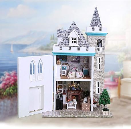 miniature castle dollhouse