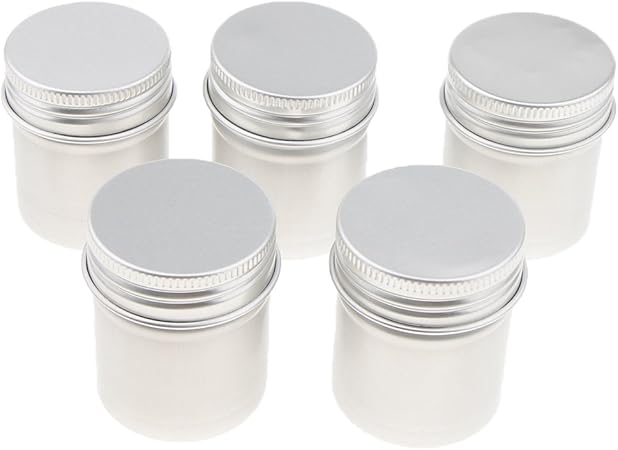 Amazon 5個 アルミ缶 ポット ジャー スクリュー蓋 コスメ 化粧品 Diy 手作り 詰替え容器 便利 B Blesiya コスメ用詰替え容器 通販 Amazon 5個 アルミ缶 ポット ジャー スクリュー蓋 コスメ 化粧品 Diy 手作り 詰替え容器 便利 B Blesiya コスメ用詰替え容器 通販