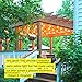 Brightech Ambience Pro LED String Lights - 48 Ft Commercial Grade Patio Lights Outdoor Waterproof - Heavy Duty Porch String Lights for Backyard, Christmas - Dimmable Vintage Edison 1W 15 Bulbs,