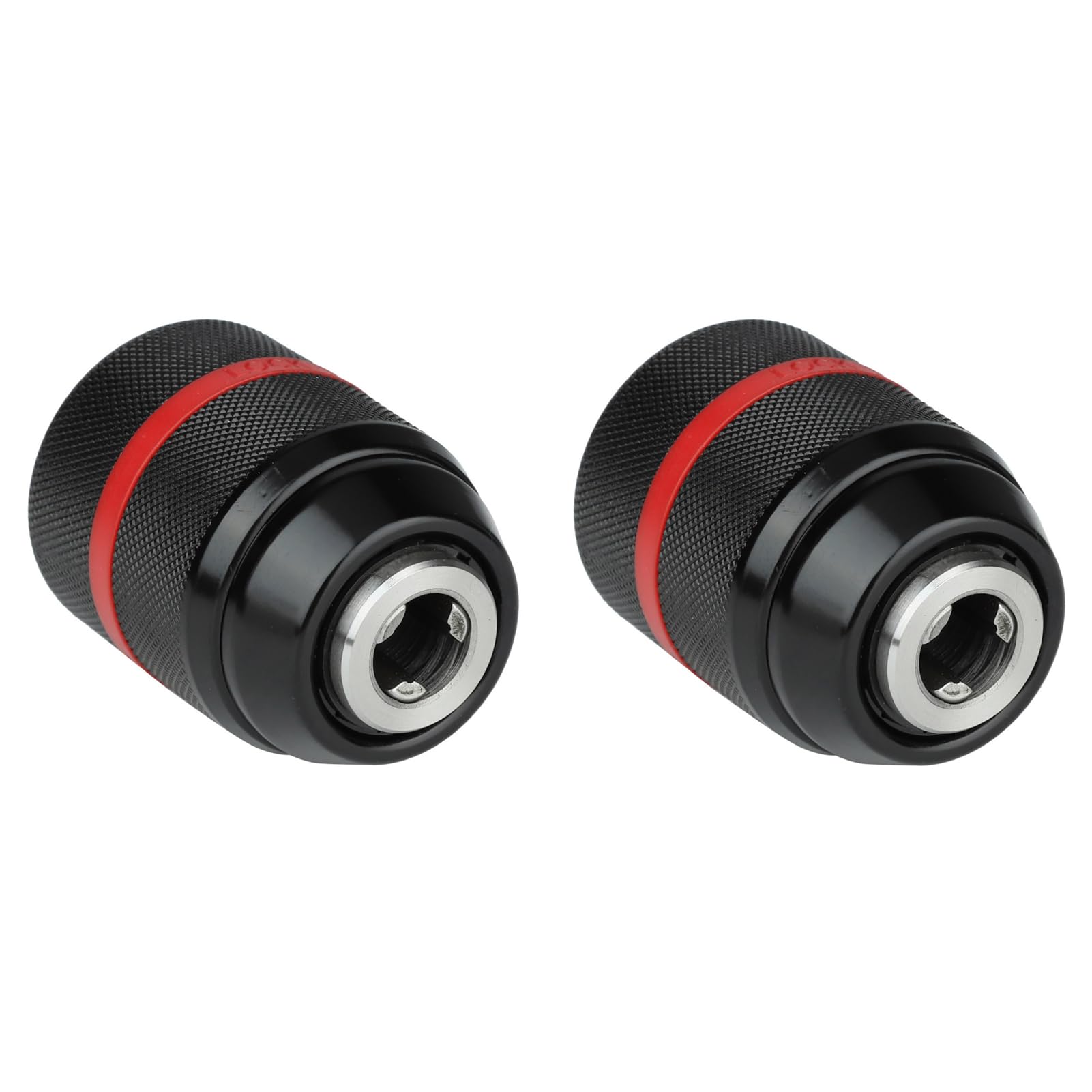 Yosoo Health Gear 2Pcs Keyless Drill Chuck Adapter, 1/2-20UNF Mount 2~13mm Self Tighten Drill Chuck Conversion Tool, Self-Tightening Drill Chuck Adapter Converter for Multiple Purposes
