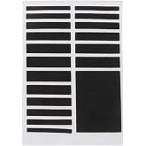 Black Invisible Ring Size Adjuster for Loose Rings 6 Sizes Jewelry Guard Spacer Fitter Jewelry Making Tools and Accessories