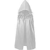 KNELOR Kids Hooded Cloak Robe Halloween Cosutme Cape Fancy Halloween Cosplay Costumes 3 to 16 Years