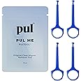 PUL Pack of 4 Reusable Clear Aligner Removal Tool — Compatible with Invisalign, Removable Braces, Retainers & Trays – Easy-to-Use Device Remover, Dental & Oral Hygiene Care Product – Blue