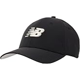 New Balance Men's 6-Panel Structured Performance Hat with Moisture-Wicking Fabric &amp; Adjustable Closure