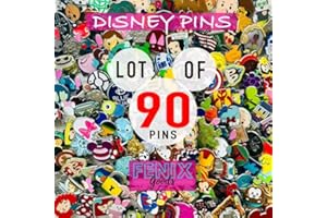 XEXY Disney Trading Pin Lot Assorted Pins - Enamel/Metal Set Mickey Backing - Disney Pins Collector - for Pin Book- Tradable Individually Bagged - No Doubles - Perfect Gifts Present kids Birthday