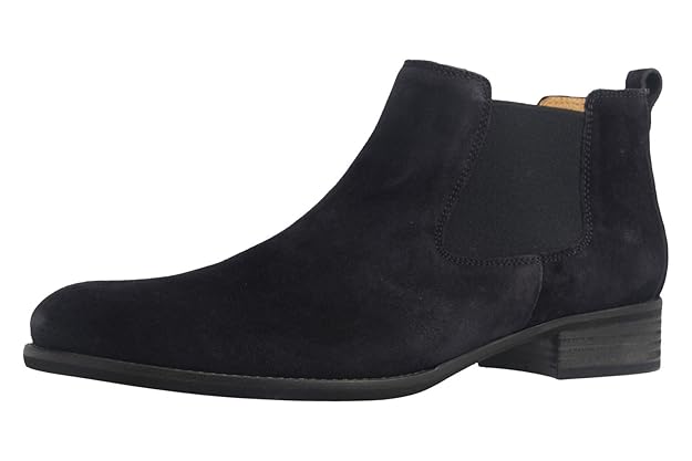 Gabor Damen Fashion Chelsea Boots Schwarz