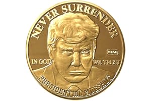 Trump Mugshot Golden Proof Coin by Proud Patriots | Trump Collectibles, Trump Gifts, Trump 2024, The Original Trump Coin
