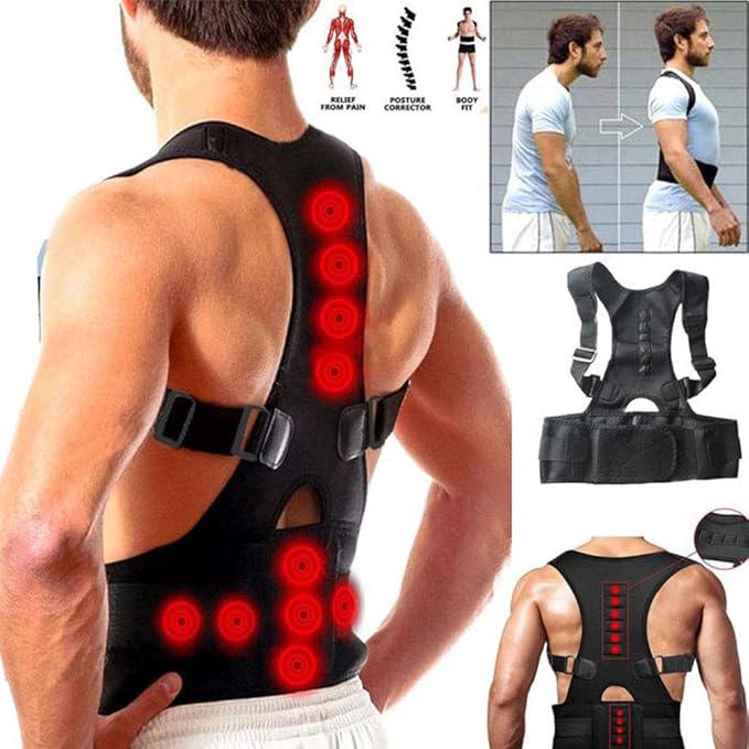 Fully Adjustable Orthopedic Back Brace Posture Corrector for Men Women Clavicle Support