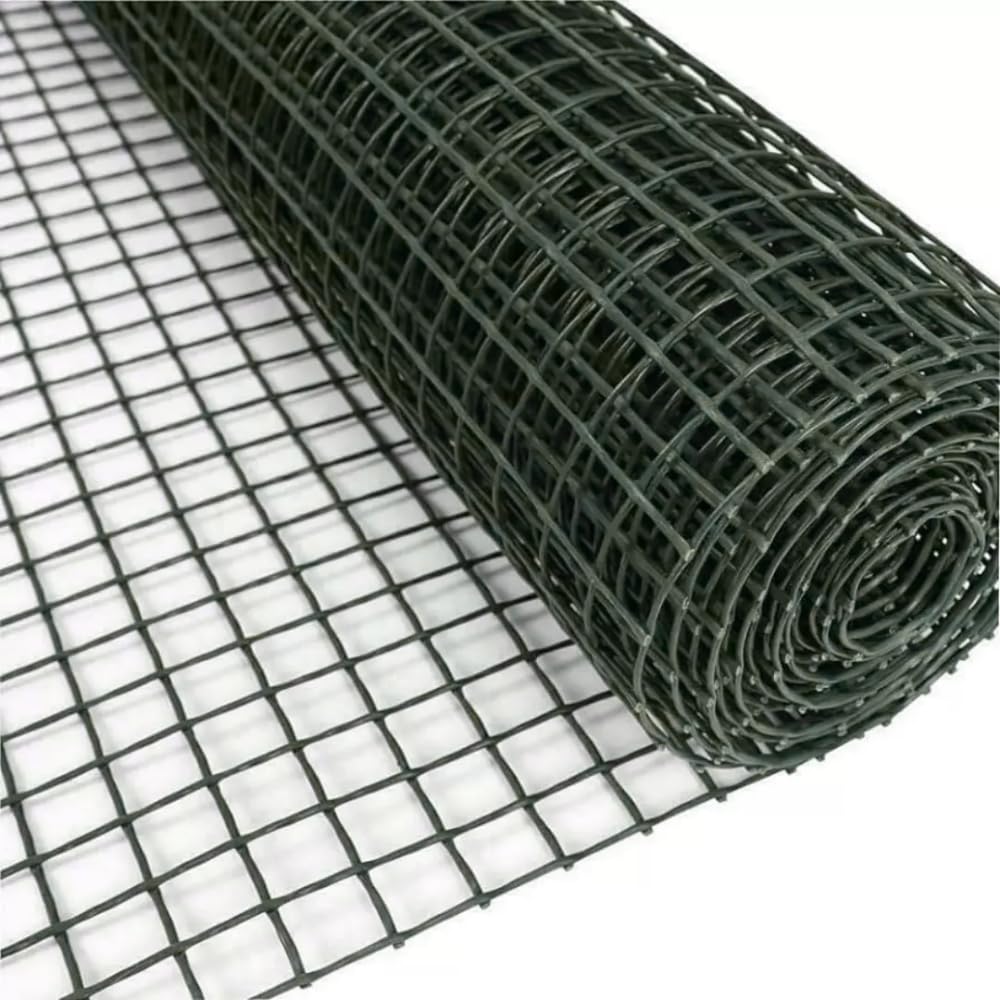 Garden Mile General Purpose Garden Mesh Outdoor Indoor Fencing Plant Support Plastic Mesh Netting for Climbing Plants Protection Allotment Cover Pest Deterrent Heavy Duty Brown - 20mm, 0.5 x 5m