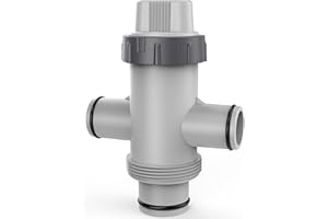 POOLHACKER Dual Split Hose Plunger Valve for Above Ground Swimming Pools - Replacement Part Compatible With Coleman - Pool Ac