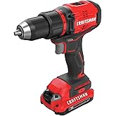 CRAFTSMAN V20 Cordless Drill/Driver Kit, 1/2 inch, Battery and Charger Included (CMCD710C2)