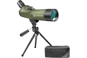 BARSKA Blackhawk 18-36x50 Waterproof Angled Spotting Scope w/ Tripod & Soft Carry Case
