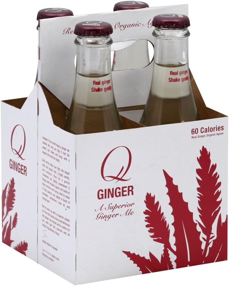 Q Tonic Soda 4pk Ginger Ale & Agave